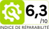 Remontējamības indekss 6,3 no 10